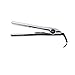 Tru Beauty Titanium Flat Iron, Professional Hair Straightener, 1 Inch Iron Plates, Adjustable Temperature Control, Straightens and Curls - Platinum