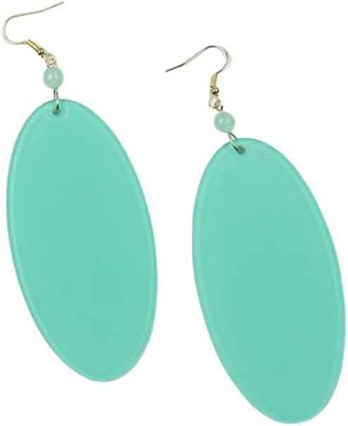 Green Teardrop Earrings