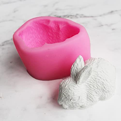 Moule silicone lapin 3D antiadhésif pour moulage haute précision