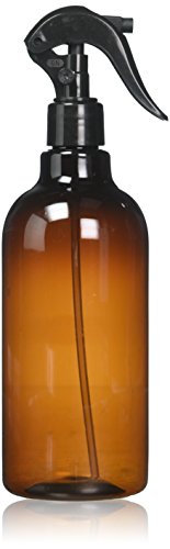 Spray Bottles, 16oz Plastic Spray Bottles with Black Fine Mist Sprayers Refillable Container for Essential Oils, Cleaning, Kitchen, Garden, Hair by Household Sprayer(4 pack)