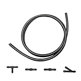 1M 2M 4M Windshield Washer Nozzle Hose Tube Pipe Front Window Headlight Pump Car Parts with Connector T Y Straight(1M)