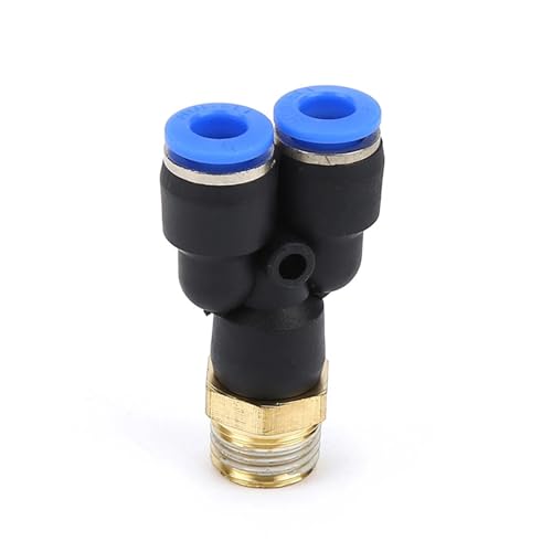 Conectores neumáticos de 1/2 pulgada para tubos de 10mm en Y 8