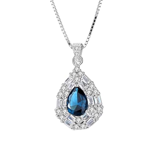 Collier en argent sterling pour femmes avec magnifique pendentif élégant en 2 couleurs