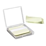 NOLITOY Absorbantes Huile Visage avec Miroir et Houppette Papier Buvard Matifiant pour Pea...