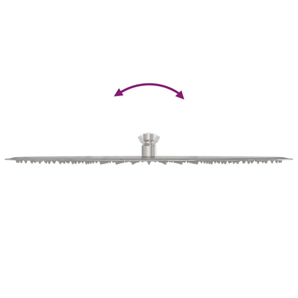 vidaXL Pomme de douche pluie acier inoxydable 304 50 cm ronde