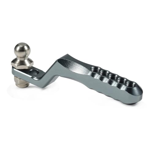 Pare-chocs arrière aluminium SCX10 II anti-casse avec attelage pour franchissement RC 1/10