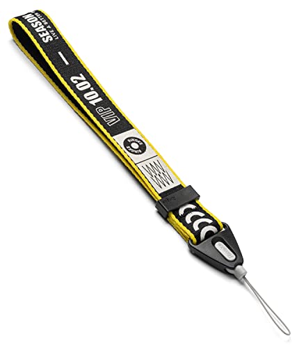 Ringke Hand Strap Designed for Cell Phone Cases, Keys, Cameras & ID QuikCatch Lanyard Adjustable String – Ticket Band Black
