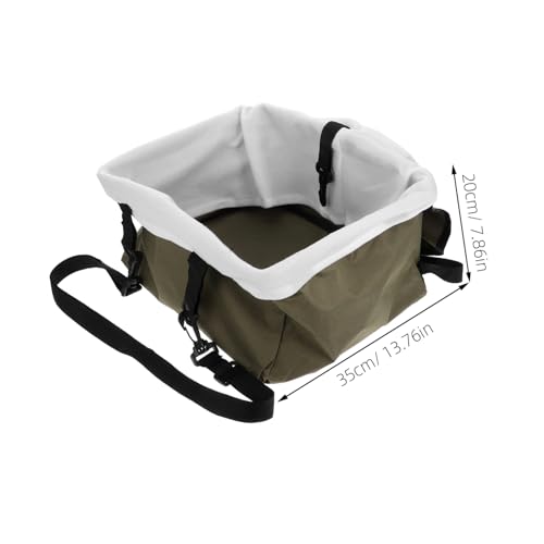 Siège auto pour chien coussin doux suspendu avec fixations rapides ajustables - 3