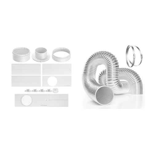 VIVOSUN 6 25ft Flexible Aluminum Duct Ventilation Kit