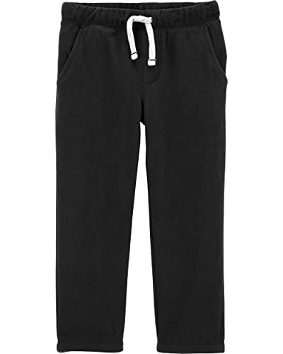 Carter's Baby Boys' 2-Pack Fleece Pant (7, Grey/Black)2