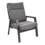 Patioco Loungestuhl Ohio Aluminium Anthrazit