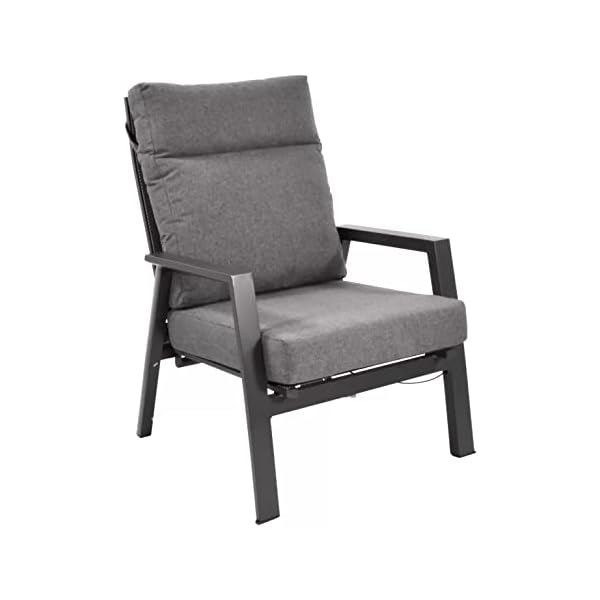 Patioco Loungestuhl Ohio Aluminium Anthrazit