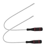 Garneck 2 Stück Teleskopierbar mit Ergonomischem Griff für Garage und zum Aufnehmen von Schrauben und Metallteilen