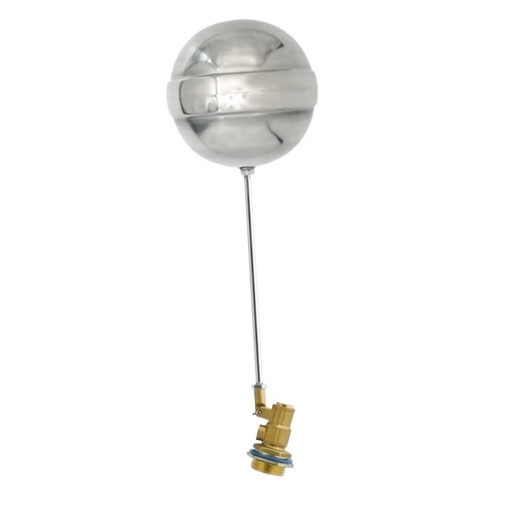 Water Level Control 1pc 1/2inch Male Thread Float Ball Valve, 3/4inch 1inch Liquid Level Flow Control for Cistern(1inch)