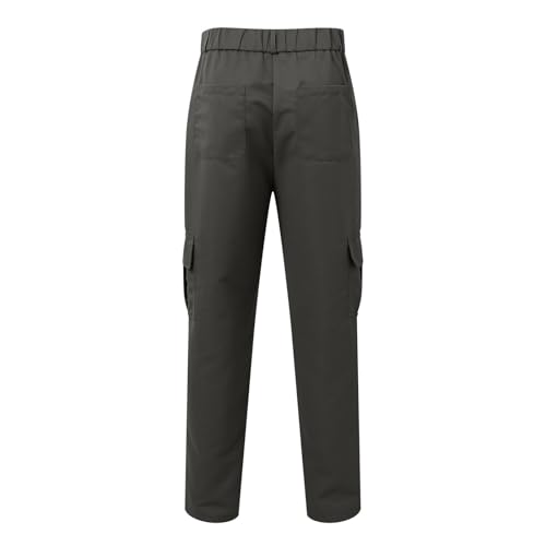Men's Casual Cargo Pants Stretch Comfort Lightweight Outdoor Travel Work Trousers with Multiple Pockets for4