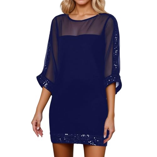 Robe sequins WWricotta en résille la tenue tendance des soirées cocktails d'été