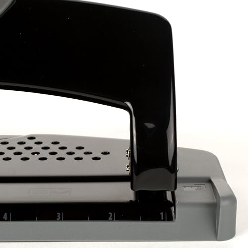 Image of Swingline 3 Hole Punch, 20 Sheet Capacity Three Hole Puncher 3 Ring, Paper Punch, SmartTouch Low Effort, Black & Silver (74133) (Pack of 6)