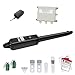 TOPENS A8 Automatic Gate Opener Kit Heavy Duty Single Gate Operator for Single Swing Gates Up to 18 Feet or 850 Pounds, Gate Motor