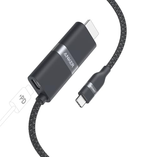 Anker Nano USB C to HDMI Cable Adapter with 140W PD Fast Charging Port,4K@60Hz,Sustainable with...