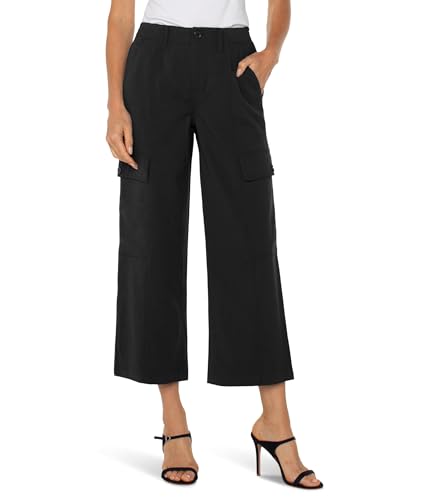 Liverpool Women's Hi-Rise Cargo Crop Straight Pant 26