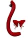 ONECHANCE Orecchie e Coda da Gatto Adulti Set Gatta Volpe Kits per Natale Party Cosplay Costume Accessorio Color Rosso con Campanelli Size One Size
