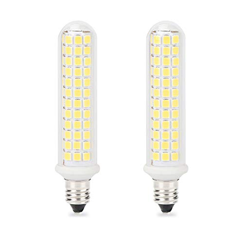 E11 LED Bulb, Mini Candelabra Base, 100W 120W Halogen Bulb Replacement,10W,1100LM, AC120V, Dimmable E11 LED Light Bulb, Patented Product, for Indoor Decorative Lighting, White 6000K, 2-Pack...