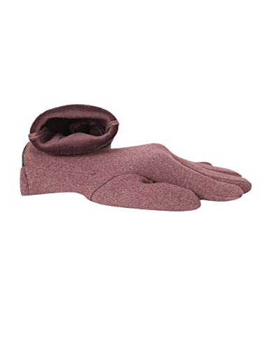 Image of FabSeasons Slim warm Winter Gloves For Women, with velvet lining inside for cold weather, Touchscreen enabled index finger, also ensures a Smooth Driving /Riding Experience