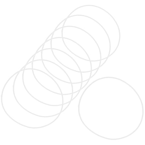 KOMBIUDA Kit di Riparazione Occhiali 10 Pezzi Guarnizioni Anti-Crepa e Anelli Ammortizzanti Set di Installazione per Lenti senza Montatura Accessori per Lavorazione e Uso Personale