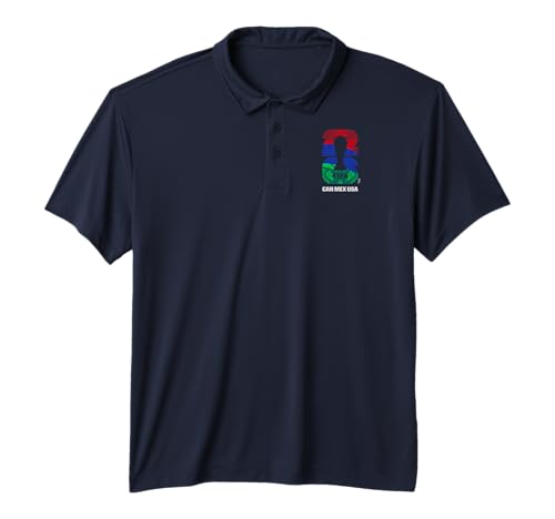 FIFA World CUP26 Host Country Trophy Logo Performance Polo Shirt