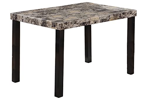 Britney Faux Marble Dining Table