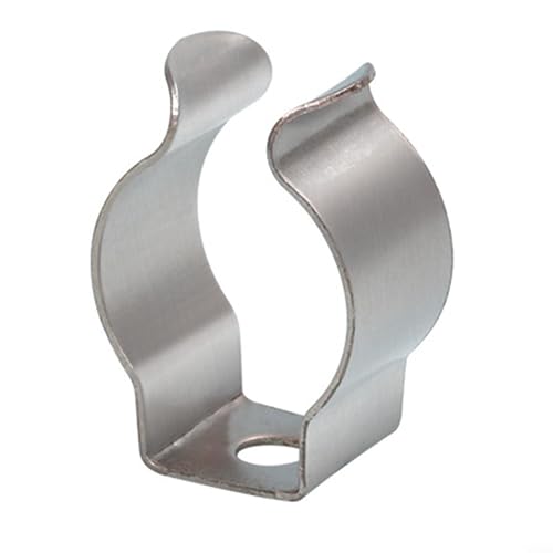 RANRAO Lot de 10 clips de rangement spécial outils à ressort, étriers de retenue ouverts en acier à ressort, crochets à ressort pour rangement d’outils très résistant pour remise ou garage