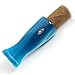 Savinelli Italian Cigar Mouthpiece - 38 Ring Gauge Decorative Cigarillo Holder (Light Blue)