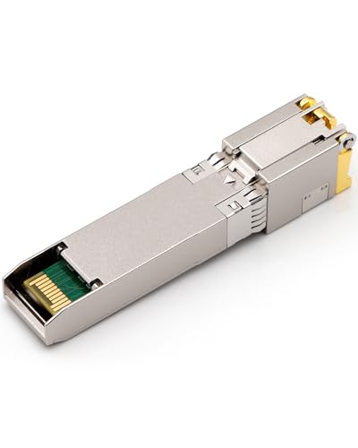 Image of 1.25G SFP to RJ45 Adapter | 1000BASE-T Copper SFP Module Transceiver | 1000 /100 /10M Auto-Sensing | Low Power <1W | Up to 100m with Cat5e Cable