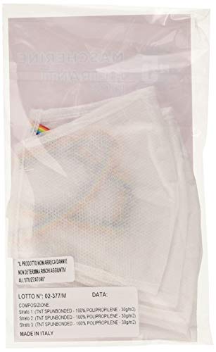 Masque filtrant pour enfants boîte de 20 pièces taille adaptée