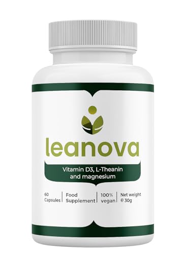 Leanova Garcinia Cambogia Complex – 60 Vegan Capsules | Green Coffee Bean Extract, L-Theanine, Vitamin D3 & Magnesium | Natural Energy, Focus & Metabolism Support – UK Made Supplement