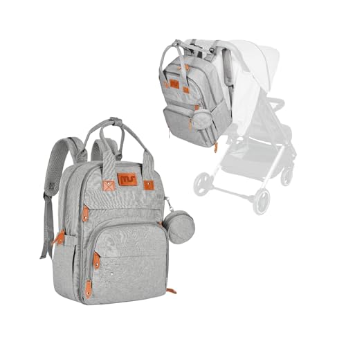 ms BabyWorld – Mochila Storage – Mochila pañalera grande | Multifuncional | Incluye portachupete | Unisex | Gran capacidad | Ideal para regalo | Para mamá y papá