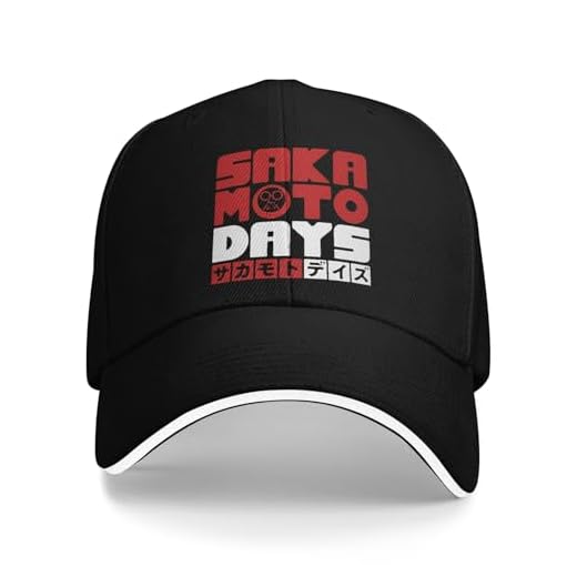 Women Men Sakamoto Days Sleeve Logo Outdoor Hat Baseball Caps Adjustable Fall Baseball Cap 2024 Golf Umbrella