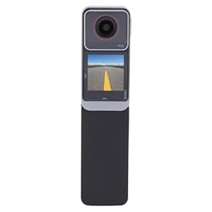 Zopsc 4K Thumb Camera, 30fps 20MP Pocket Helmet Camera with 1.3in Dual Touch Screen, 6 Axis Stabilization, 360 Deg Panoramic, Vlogging Camera for Cycling, Motorcycle