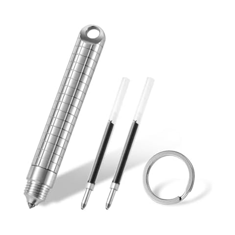 Hamans Titanium Ballpoint Pen EDC Pocket Pen Lightweight Compact Size for Everyday Carry Cover