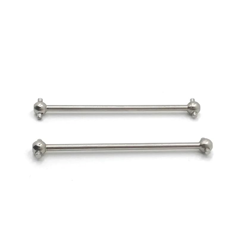 GYJSTBAJ Metal Upgrade Front and Rear Drive Dog Bone for WLtoys 1/14 144010 144001 144002 1/12 124016 124017 124018 124019 RC Car Parts