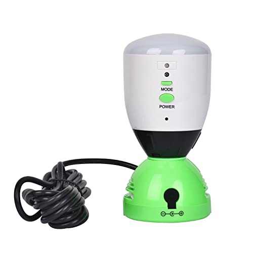 Nature's Generator Power Camping Lights with 10ft Cable and Car Charger,400 Lumen,5 Watt LED Light with Two Modes and Smart Light Sensin for Hurricane Emergency, Hiking, Fishing and More