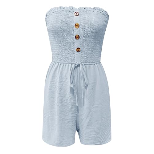 Barboteuse chic taille haute et coupe slim fit pour l'été - 4
