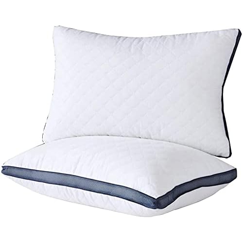 Meoflaw Pillows for Sleeping (2-Pack), Luxury Hotel Pillows Queen Size Set of 2,Bed Pillows for Side and Back Sleeper (Queen)