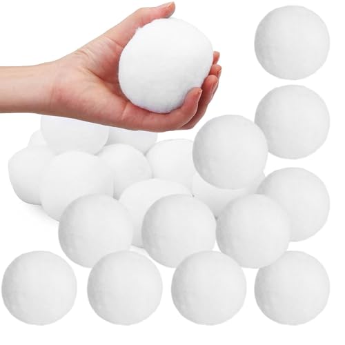 Bolas De Juguete De Nieve para Niños: Bolas De Nieve Falsas para Niños En Interiores, De Artificiales Realistas Blancas, De Falsas para Juegos De Lucha En Interiores para