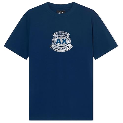T-Shirt Armani Exchange Homme coton imprimé graphique vintage