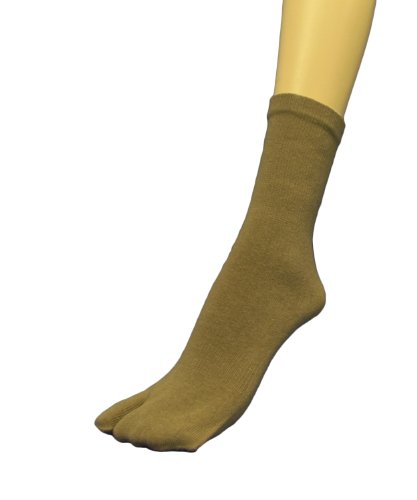 COUVER Men's Flip Flop, Split toe Socks(Quarter - Midcalf), Tabi Big Toe Socks