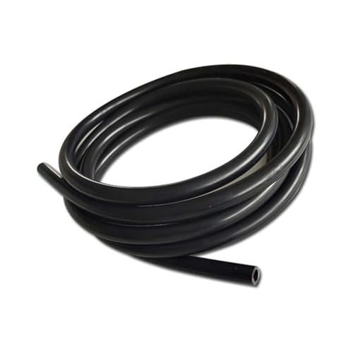 3M Unterdruckschlauch KFZ Vakuum Silikonschlauch 3mm Hochtemperatur Vakuumschlauch Flexibel Silikon Schlauch für Alle Luft Pumpen Turbinen Vakuumarmaturen(ID 3mm OD 7mm)