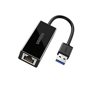 UGREEN USB 3.0 Ethernet Adapter USB naar RJ45 Netwerkadapter USB LAN 1000Mbps Gigabit Adapter Compatibel met Mi Box s…