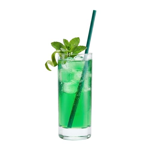 Pitillos Basic Nature verdes compostables de 8.3 pulgadas 100 pzas miniatura 6