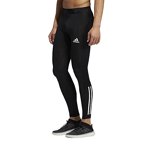 adidas Men's Techfit 3-Stripes Long Tights - Main Image